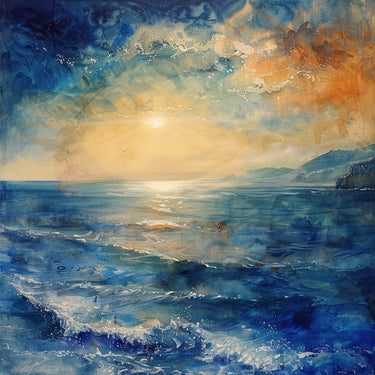 Acrylic Canvas of Ocean